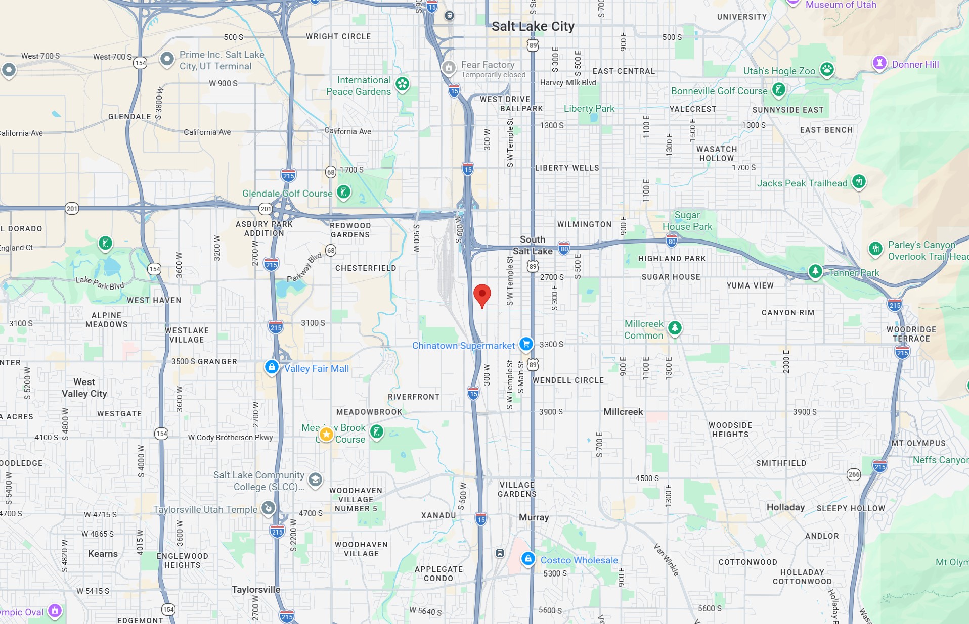 Our location on map