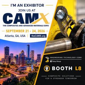 ETC exhibiting at CAMX 2026 in Atlanta, GA - Booth L8